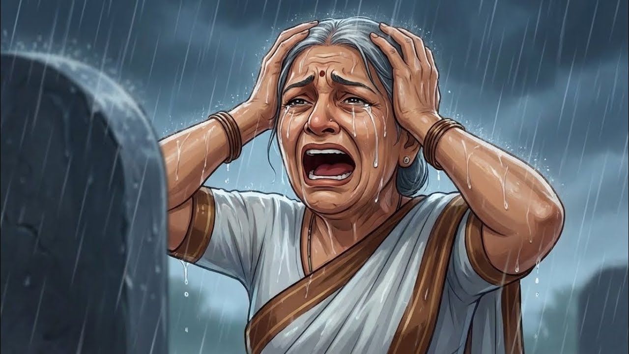 She Walked Alone in the Rain | A Ghibli Inspired Story of Love and Loss