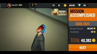 Sniper 3d - Wearing Blue Headphones (Hot Coffee) Primary mission Small Valleys Full HD Gameplay screenshot 4
