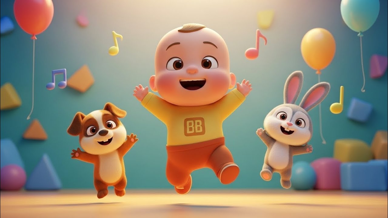 Baby Bounce Boom Boom | Fun Learning Dance Song for Toddlers & Babies