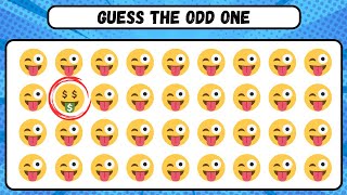 Find The Odd Emoji Out | Find The Odd | Spot The Difference | Emoji Challenge | Probe Quest |