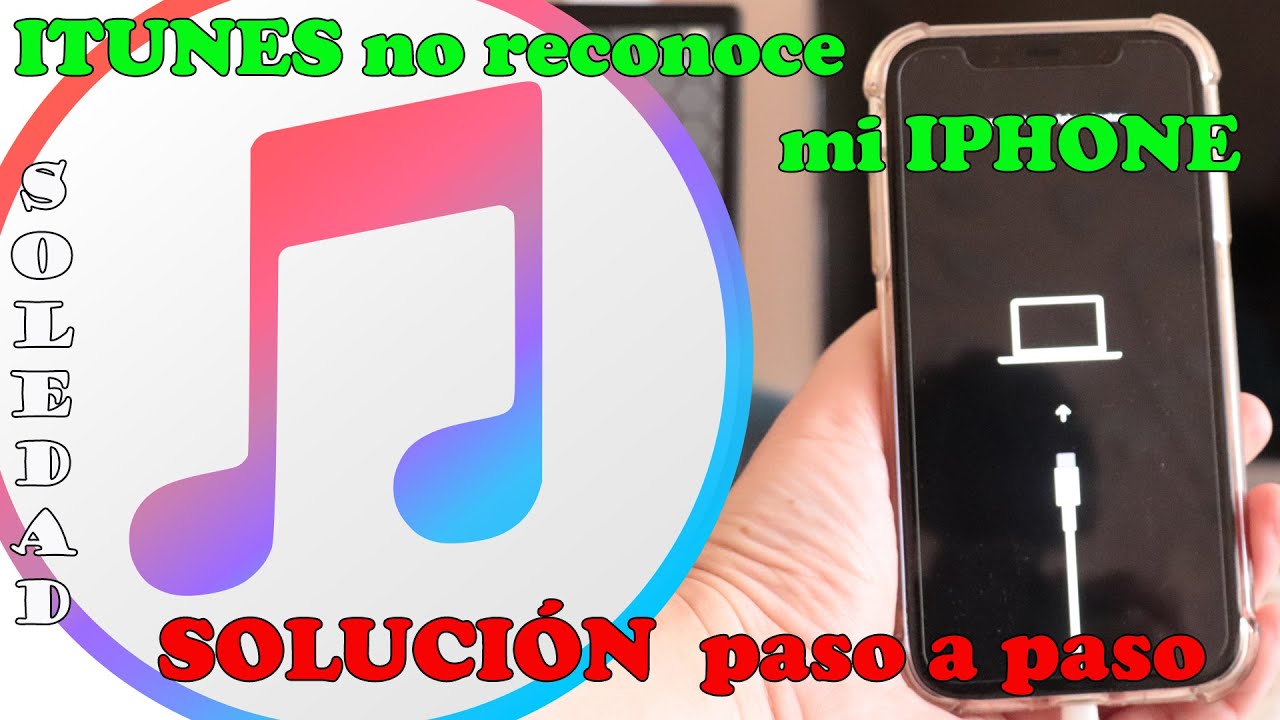ITUNES NO RECONOCE MI IPHONE QUE HACER, PASO A PASO SOLUCIÓN SUPER