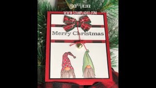 Gnome for the Holidays with Deb Valder @stampladee
