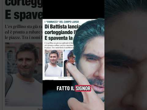 Video Il Nuovo PARTITO POLITICO si Alessandro Di Battista
