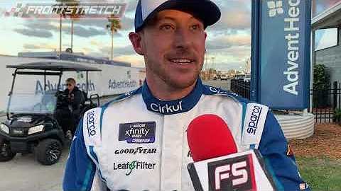 Blaine Perkins And Daniel Hemric On Their Race-End...
