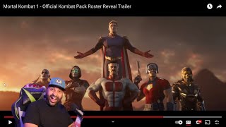 Mortal Kombat 1 - Official Kombat Pack Roster Reveal Trailer REACTION