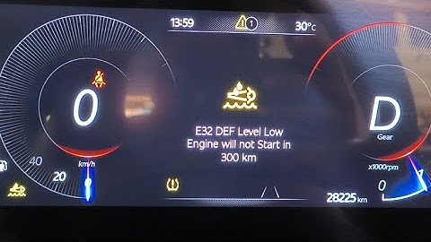 E32 DEF Def level low engine will not start 300km🥺 xuv700 & scorpio-n big Problem E32