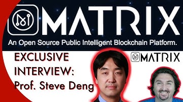 MatrixChain Exclusive! BCB talks tech with Prof. Steve Deng. This Blockchain is gonna be BIG!