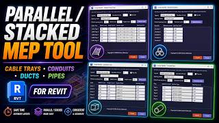 Parallel MEP Tool for Revit | Create Parallel Cable Trays Faster | CA Tools