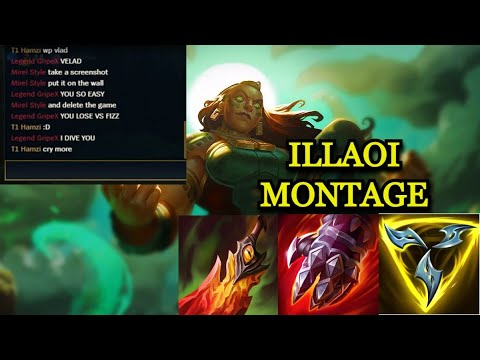 Illaoi Montage! How to Carry an Impossible Game! League of Legends Rank @hamzi456