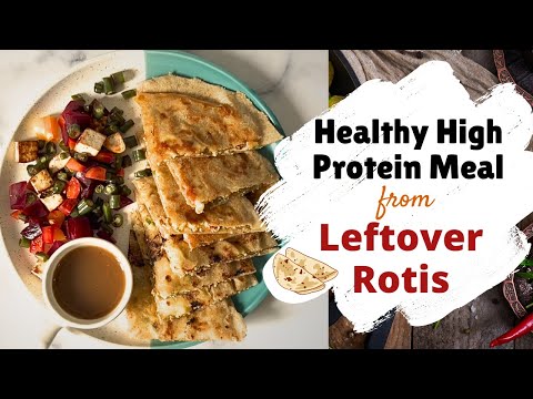 High Protein Meal From Left Over Roti | Healthy Recipe | Weight Loss Friendly | Quick & Easy | Ep-40