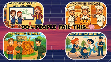 Only 1 Is Telling the Truth 😱 | Viral Logic Riddles You Must Solve!