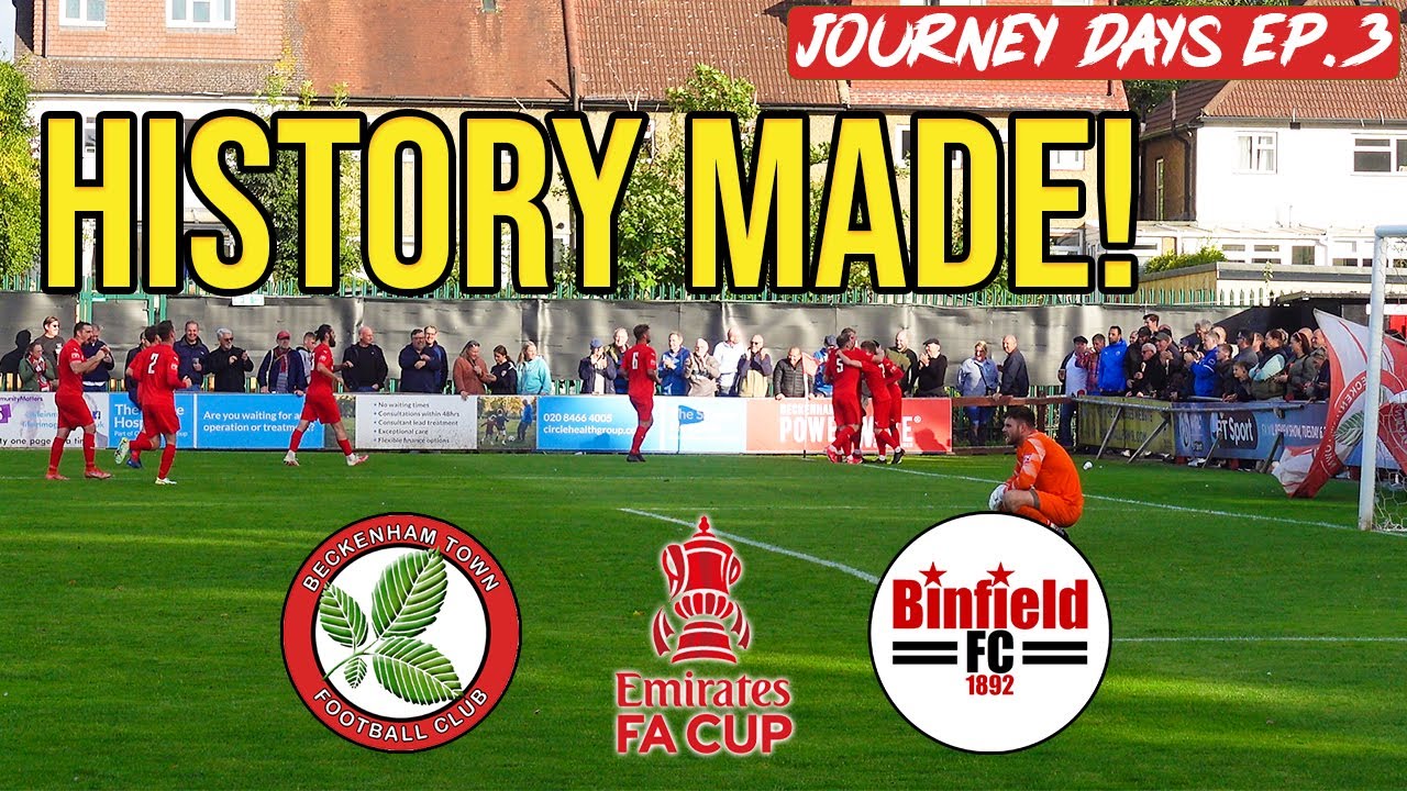 8 GOAL CUP MAGIC! 🏆 BECKENHAM TOWN FC VS BINFIELD FC FA CUP 01.10.22 JD EP.3 YouTube