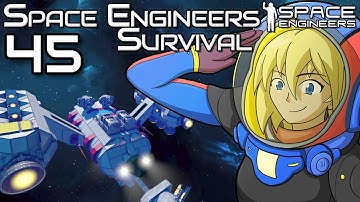 Tugship model EX | Now I have two mobile bases | Space Engineers Survival Gameplay | 45