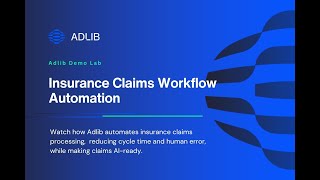Automation That Works - Insurance Claims Ingestion, Processing, &amp; Review E2E Automation - Teaser