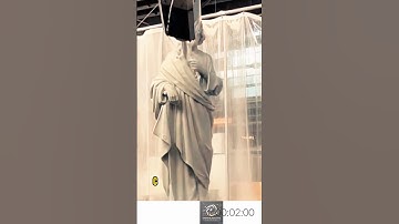 Sculpting Technology: CNC Robot Carving Statues with High Precision!