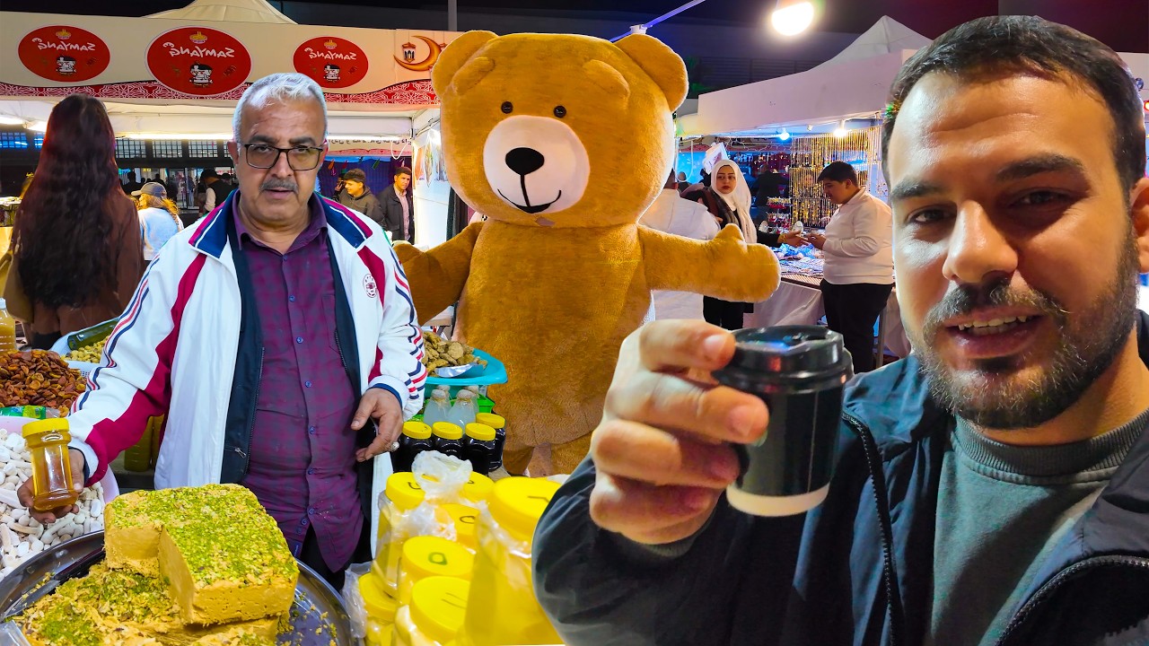 حياة ليلية في شهر رمضان اكلات وحلويات ونساء الموهبات - اربيل