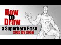 how to draw super hero poses｜TikTok Search