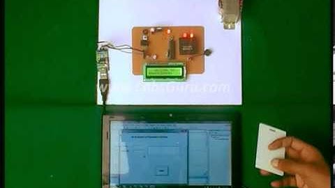 RF ID Reader Based Wireless Digital Attendance System by KitsGuru.com | LGEC082