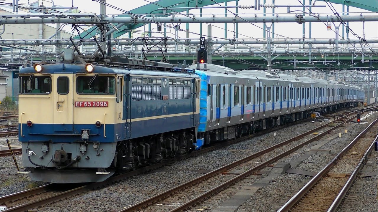 #049【東臨】71-000形 トリZ13編成  甲種輸送 ／ J-TREC新津で落成！ りんかい線向け新型車両71-000形… 新津～大崎で甲種輸送 (2025/11/13)