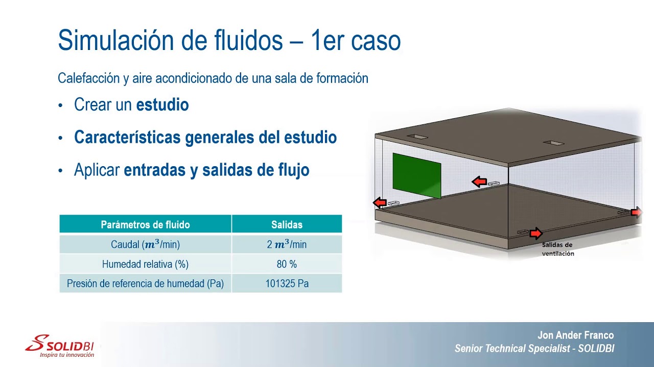 Webinar SOLIDWORKS Flow Simulation | Sistemas de ventilación HVAC - YouTube