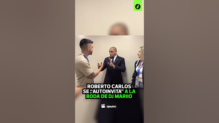 Roberto Carlos se "autoinvita" a la boda de DjMaRiiO 😂 | Depor