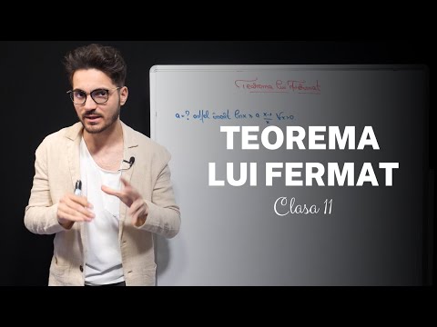 Video: Cum faci teorema lui Fermat?