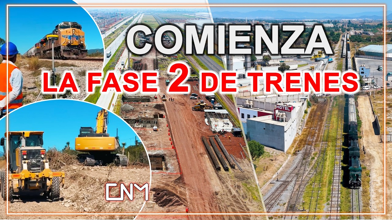 Primera fase de trenes ya está en marcha, CDMX-Pachuca-Querétaro-Irapuato y Saltillo-Nuevo Laredo