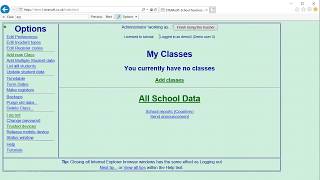 Celebrity STEARsoft Cloud Server Administrator: Setup classes and timetable for a teacher Profile