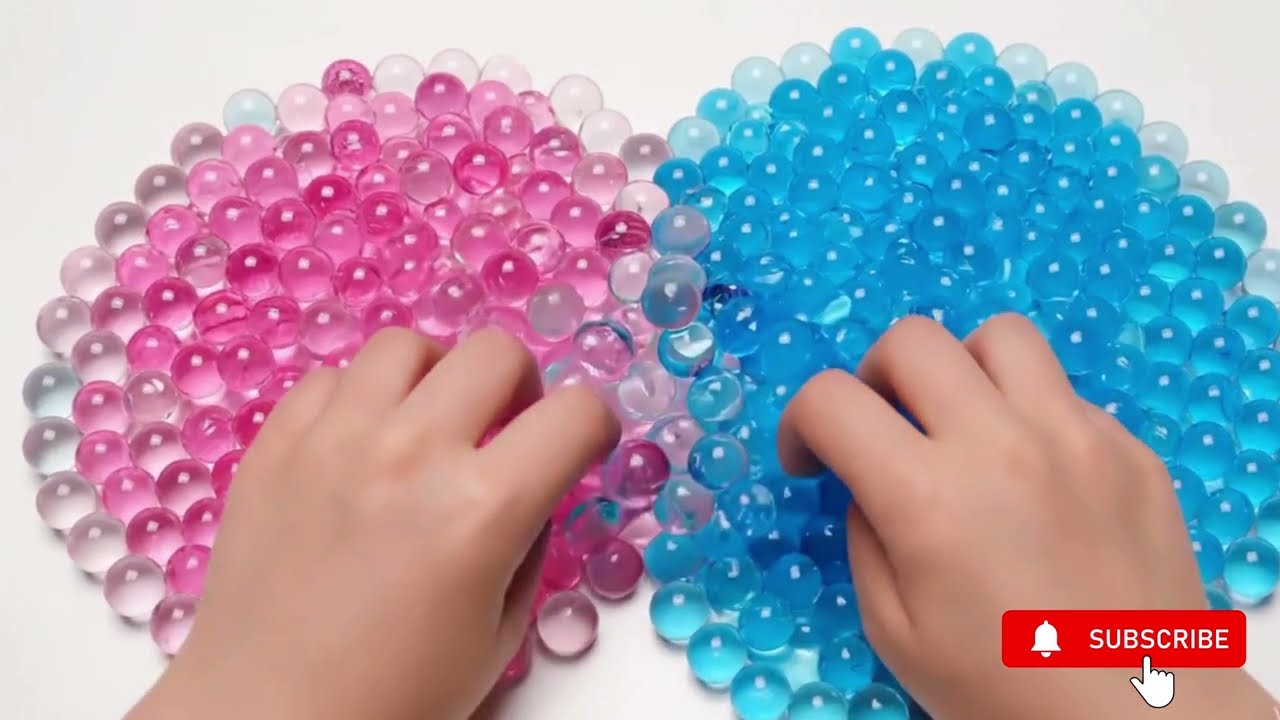 Most Satisfying ASMR Water Beads Video | Hypnotic Visual & Relaxing Sounds 🔮🔊