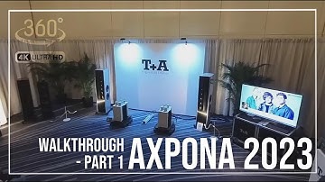 4k 360º Video Of The Best Audio Gear At Axpona 2023 - You Pick The View! Part 1