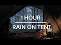Rain Sounds for Deep Sleep in Tent | Calming Rain Ambience for Relaxation