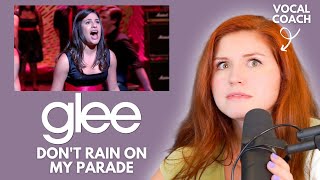 GLEE I Don't Rain on My Parade I Vocal coach reacts!