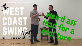 West Coast Swing Reno Pattern Recap - Weird Ass Lead off a Barrel Roll Type Turn