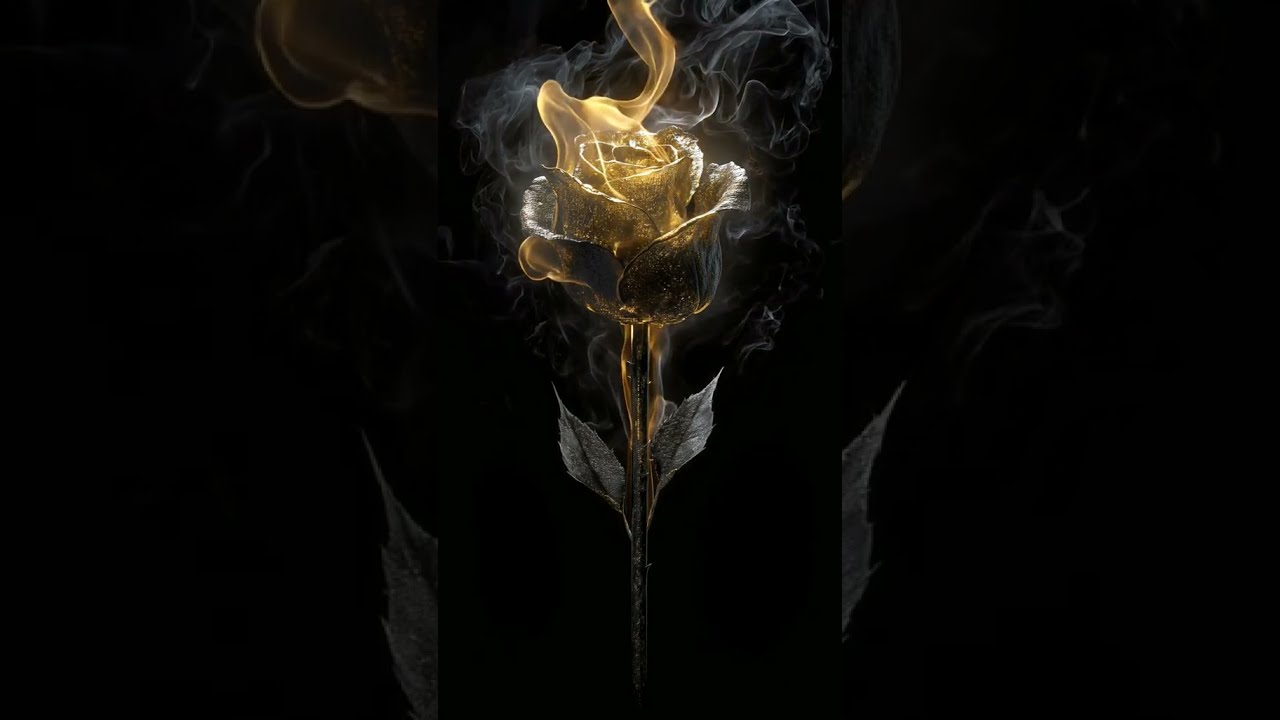 Live Wallpaper 4K Golden Rose 
