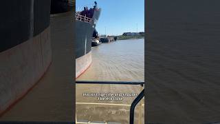 #ship and #tugboat get into a hairy situation! #closecall #maritime #onboard