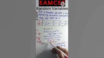 #Shorts EAMCET Random Variables and Distributions Pre E-2024 MATHS SUPER TIPS AND TRICKS-BY LAKSHMI