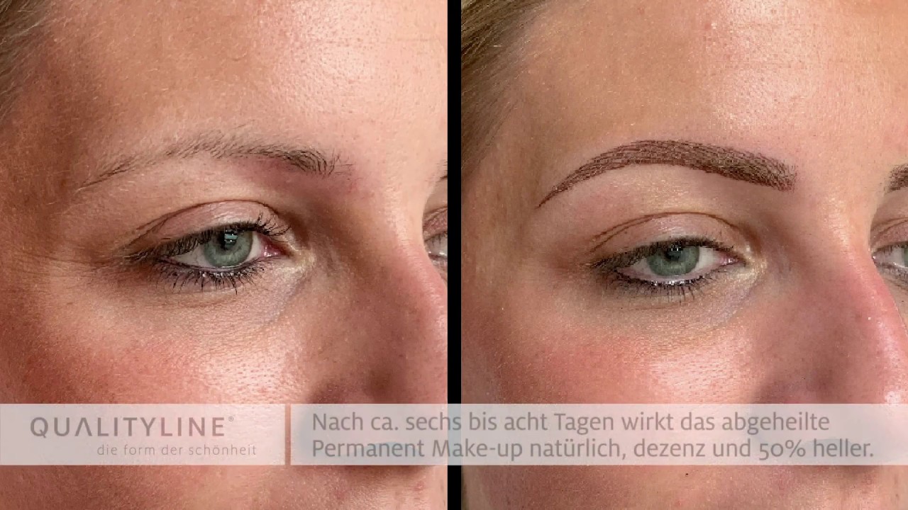 Permanent Make Up Augenbrauen Youtube