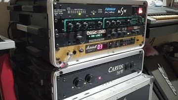 Sjarif Wiradinata - testing Marshall JMP-1 + Rocktron Replifex + Carvin Tube 100 (part #1).