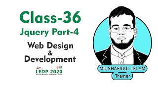 LEDP | Web Design and Development | Bangla Tutorial Class-36 | Jquery Part - 4