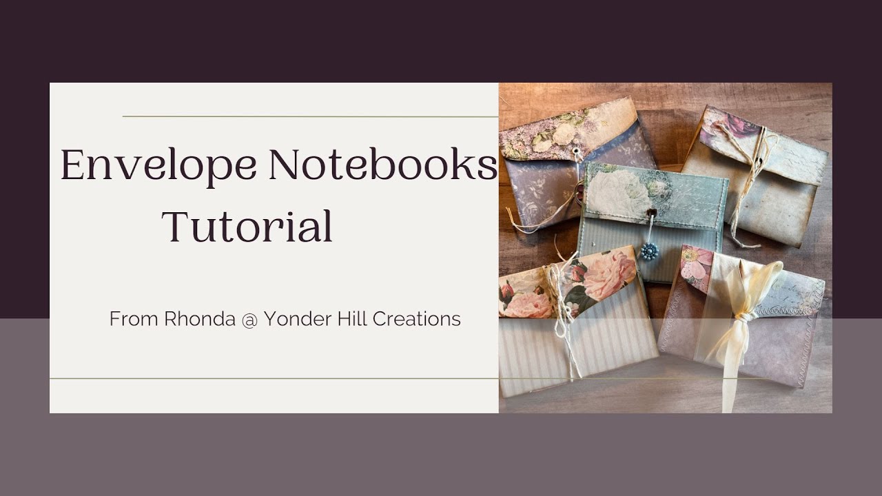 Envelope Notebooks/Tutorial - YouTube