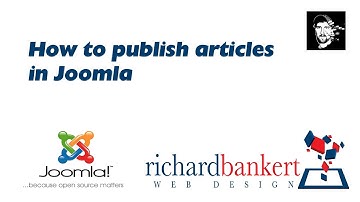 How to publish articles in Joomla
