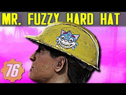 Mr Fuzzy Hard Hat Rare Unique Outfit Guide Fallout 76 Youtube