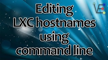 Editing LXC Hostnames using Command Line Proxmox 7