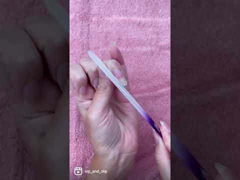 Almond Nail Shaping