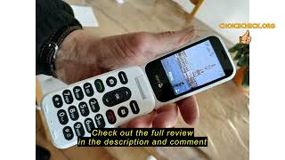 Review DORO Phone - Doro Leva E22 - 4G Flip Phone For Elderly - Large 2.8' Screen, High Contrast Key