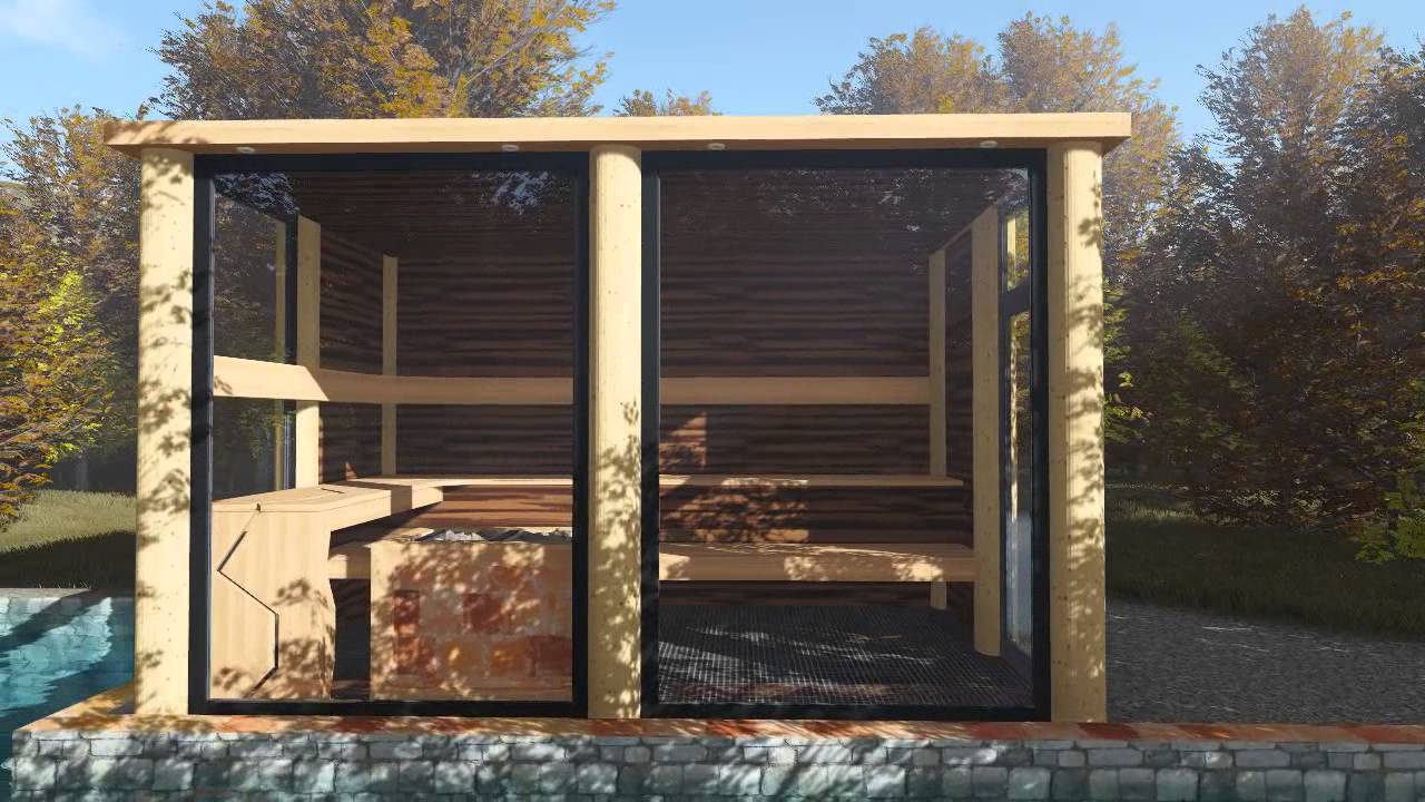 Sauna exterior project YouTube