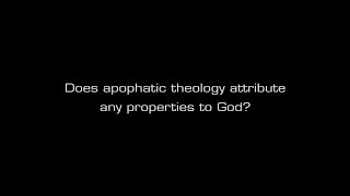 Jonathan Jacobs Does Apopathic Theology Attribute Any Properties To God?