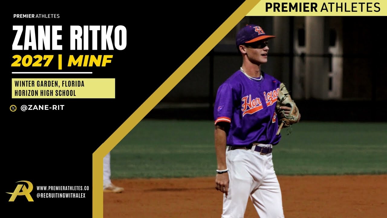 Zane Ritko 2027 | 6.7 60 YD | 92 EV | 4.44 GPA