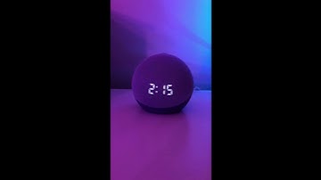 Echo Dot (4th Gen) | Smart speaker with clock and Alexa | Glacier White Review || #Shorts