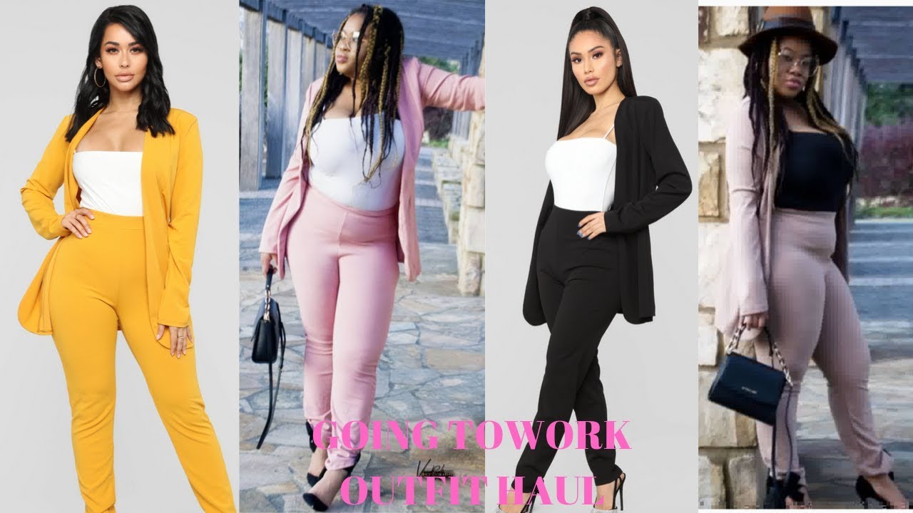 PROFESSIONAL WORK OUTFIT | HILARIOUS TRY ON HAUL